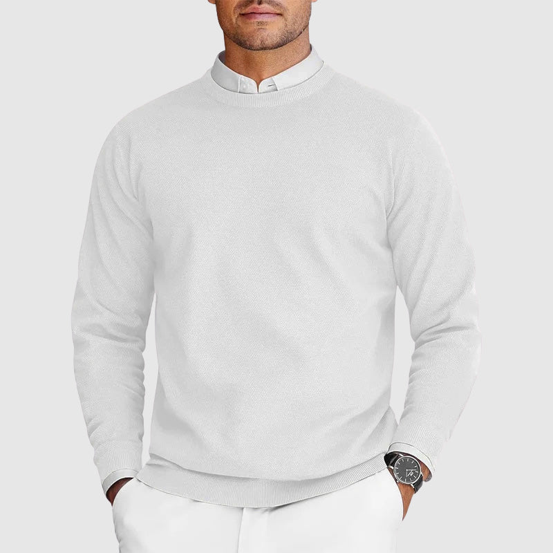 CORVANI | PULL COL ROND CLOVIS HOMME
