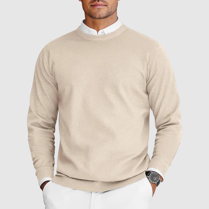 CORVANI | PULL COL ROND CLOVIS HOMME