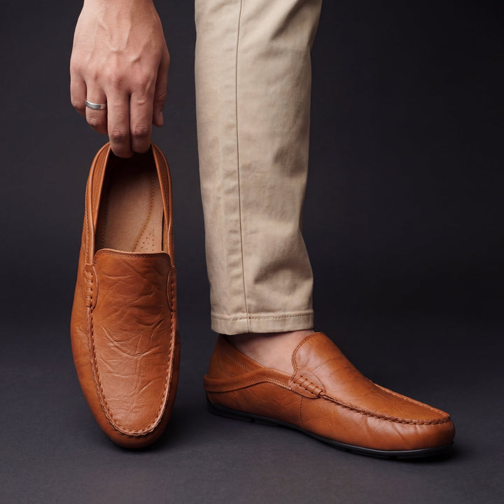 CORVANI | MOCASSINS EN CUIR SOUPLE ARISTE HOMME