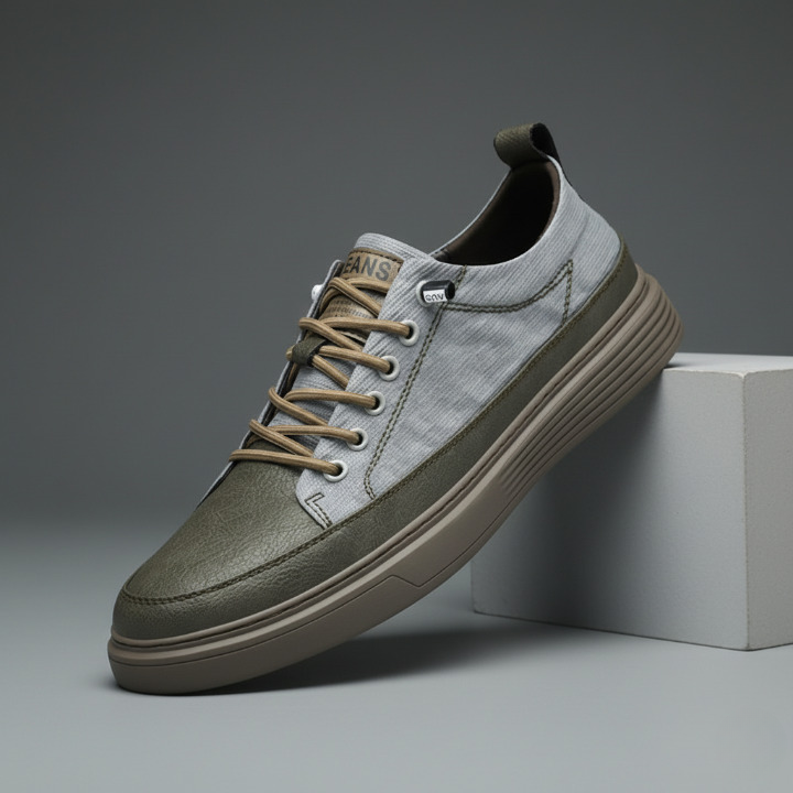 CORVANI | BASKETS EN CUIR NESTOR HOMME