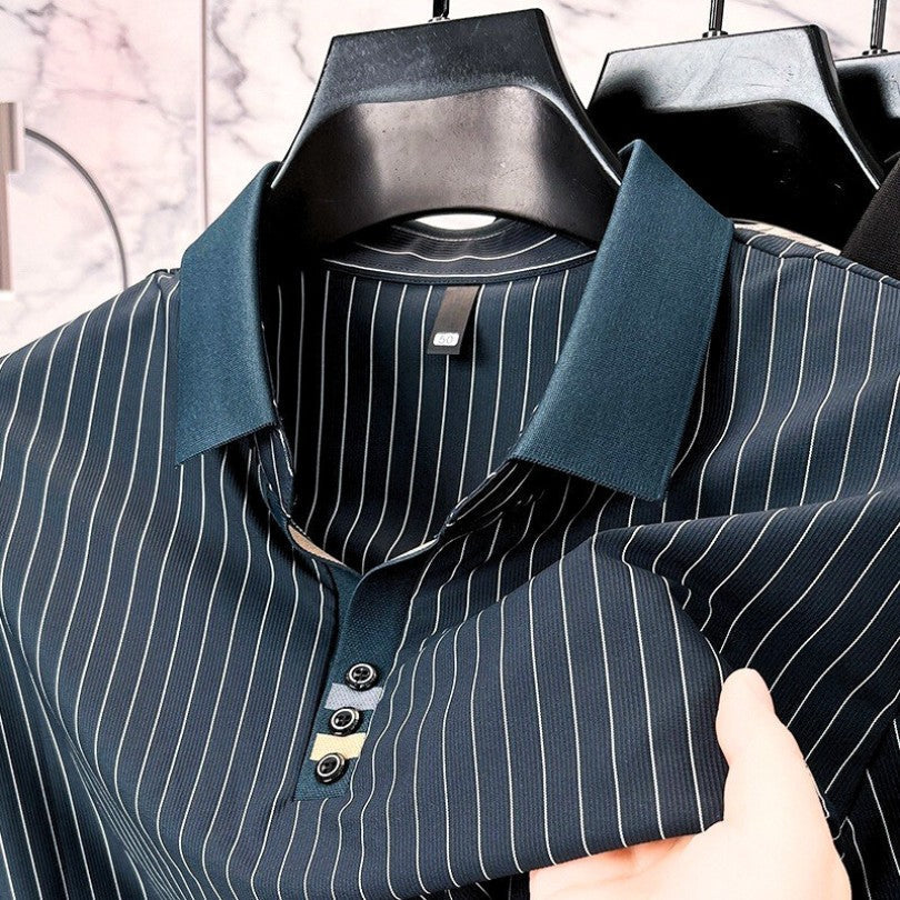 CORVANI | POLO À RAYURES NICOLAS HOMME