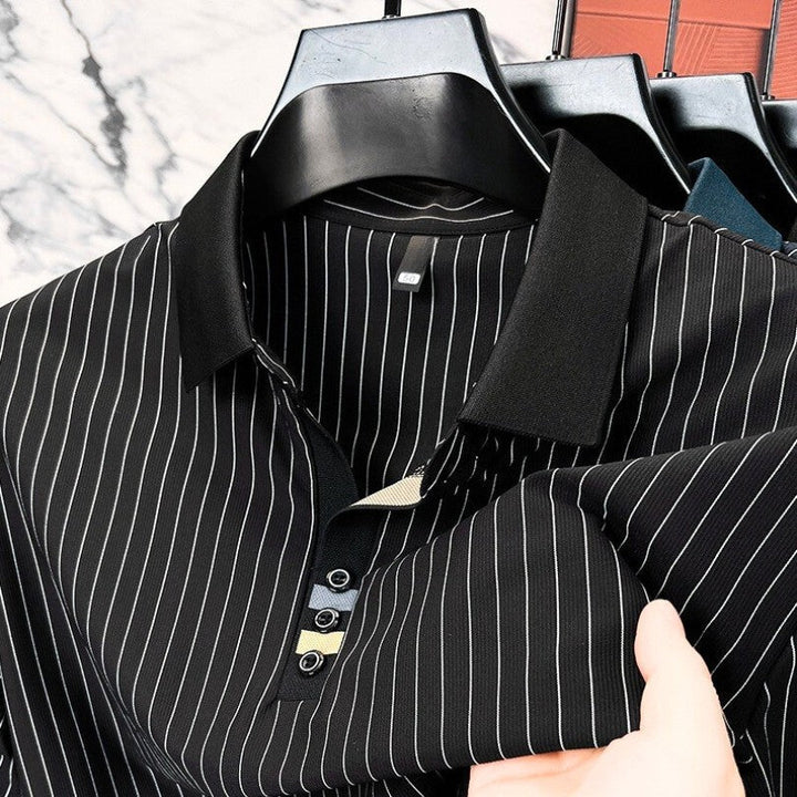 CORVANI | POLO À RAYURES NICOLAS HOMME
