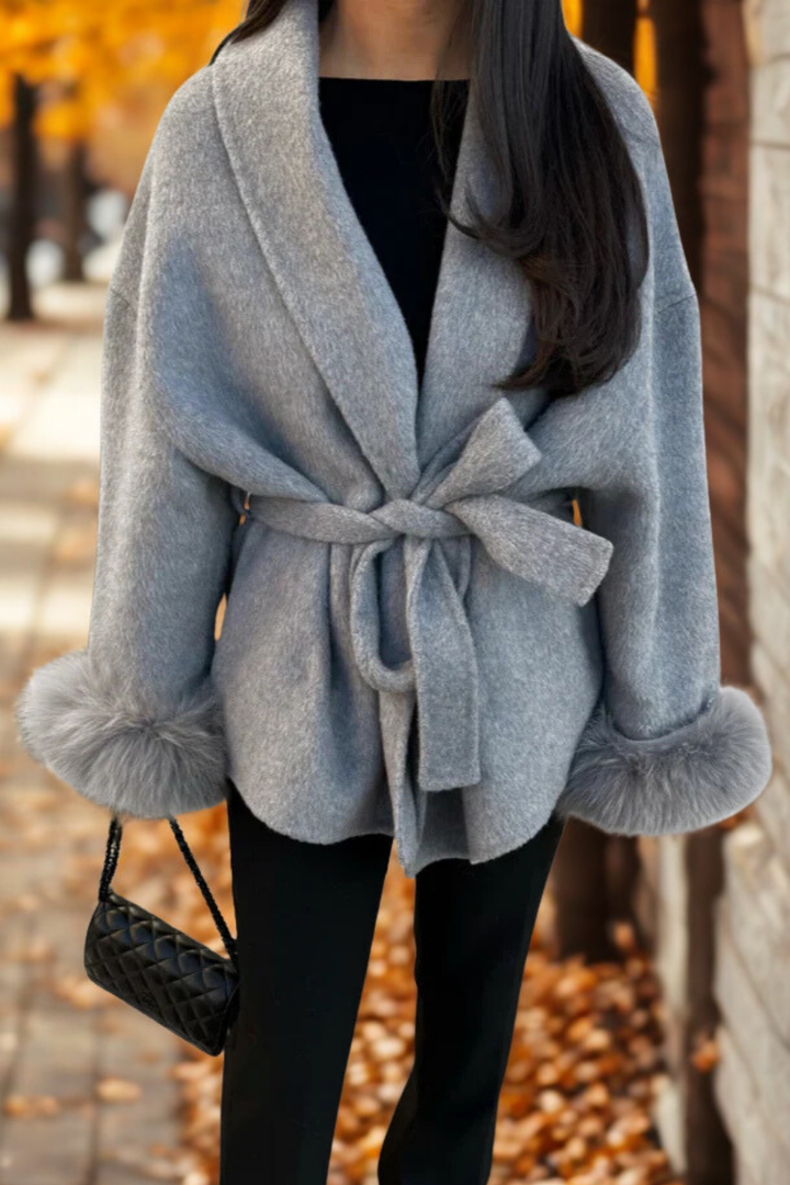 CORVANI | MANTEAU À MANCHES EN FOURRURE INÈS FEMME