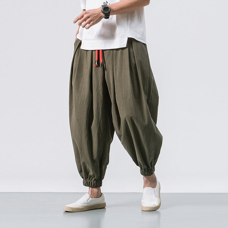 CORVANI | PANTALON OVERSIZE EN COTON AYMON HOMME