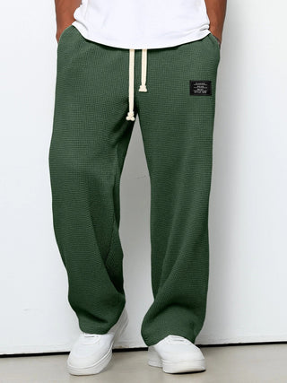 CORVANI | PANTALON AMPLE EN MAILLE GAUFRÉE BAPTISTIN HOMME