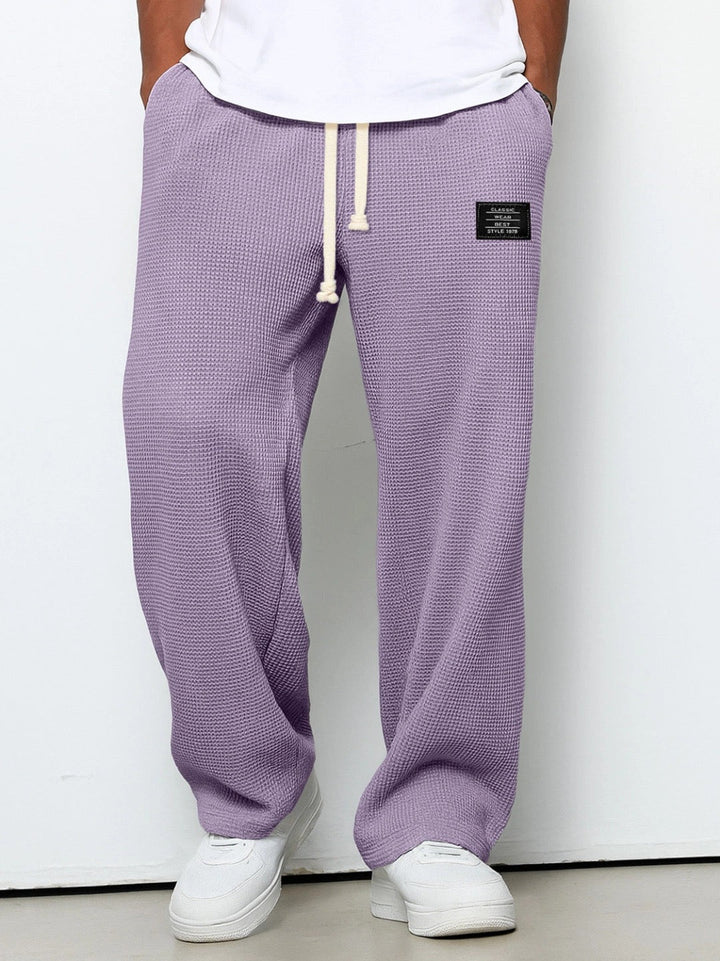 CORVANI | PANTALON AMPLE EN MAILLE GAUFRÉE BAPTISTIN HOMME