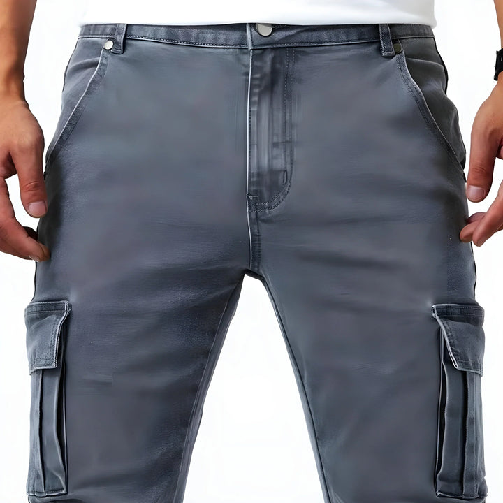 CORVANI | PANTALON CARGO STRETCH CÉLIAN HOMME