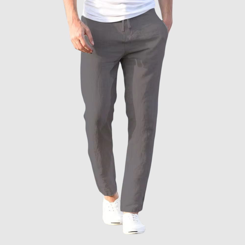 CORVANI | PANTALON LÉGER EN LIN EUDES HOMME