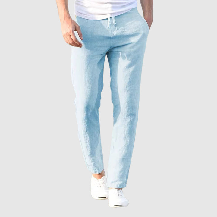 CORVANI | PANTALON LÉGER EN LIN EUDES HOMME
