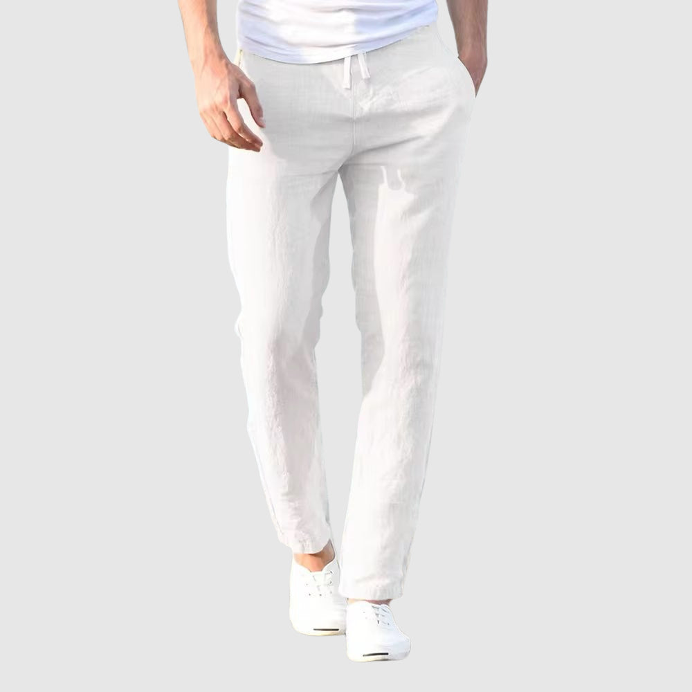 CORVANI | PANTALON LÉGER EN LIN EUDES HOMME