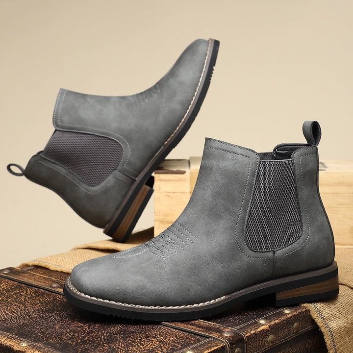 CORVANI | BOTTES CLASSIQUES EN CUIR RÉGNIER HOMME