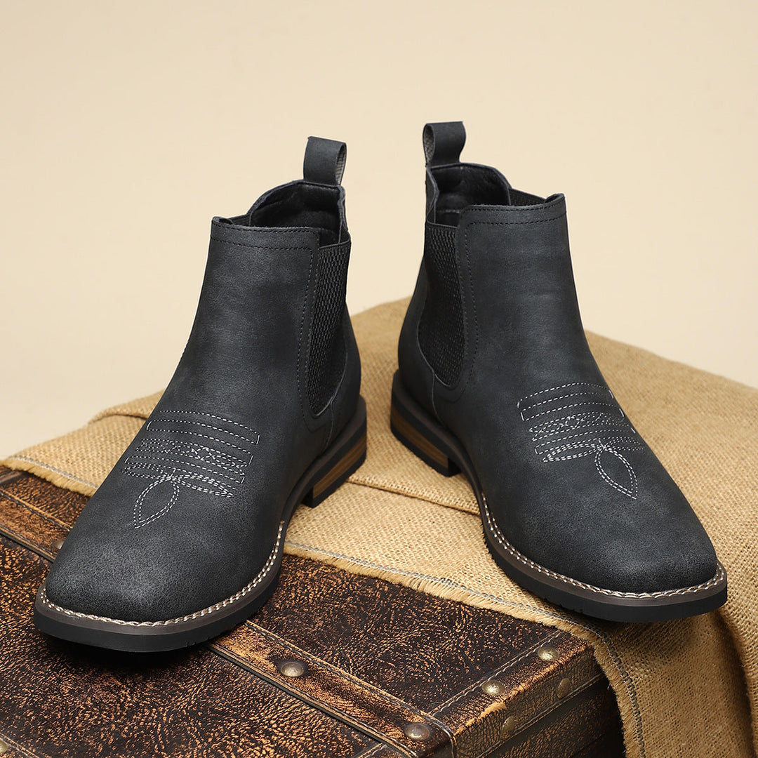 CORVANI | BOTTES CLASSIQUES EN CUIR RÉGNIER HOMME
