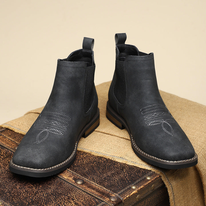 CORVANI | BOTTES CLASSIQUES EN CUIR RÉGNIER HOMME