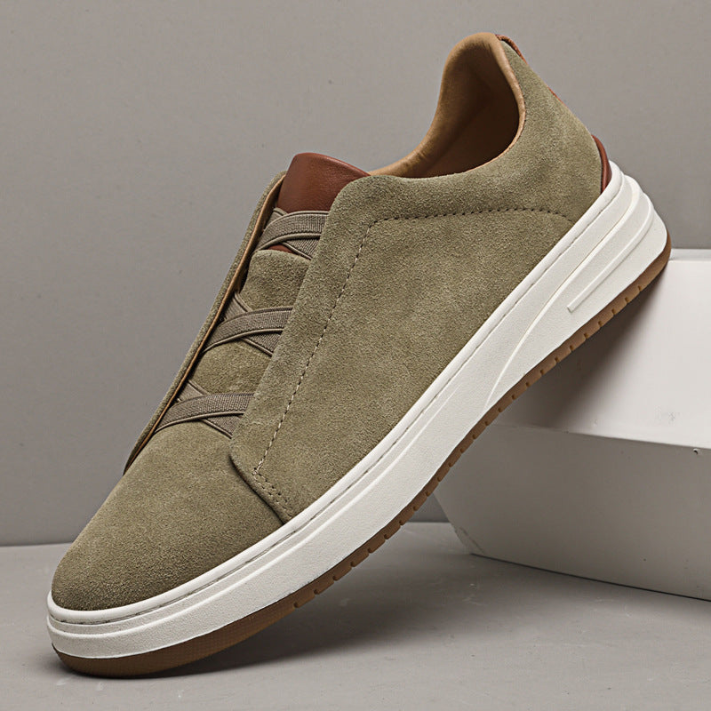 CORVANI | CHAUSSURES SLIP-ON EN DAIM ANSELME HOMME