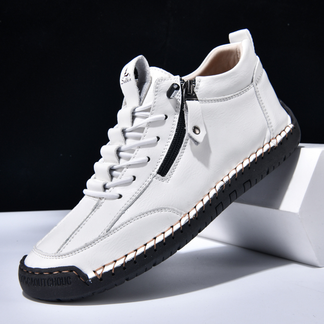 CORVANI | CHAUSSURES EN NUBUCK ZIPPÉES FERDINAND HOMME