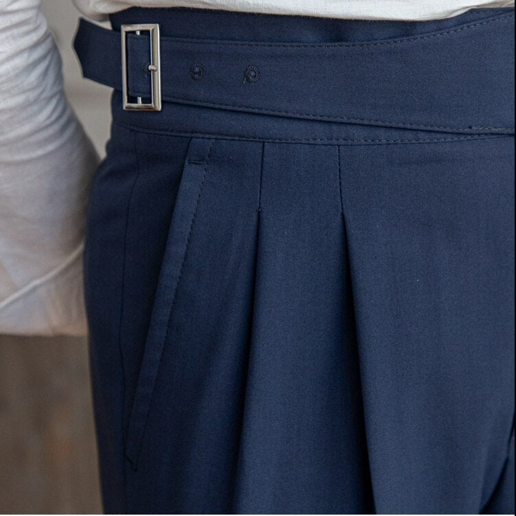 CORVANI | PANTALON FLUIDE TAILLE HAUTE ÉLÉGANT VICTORINE FEMME