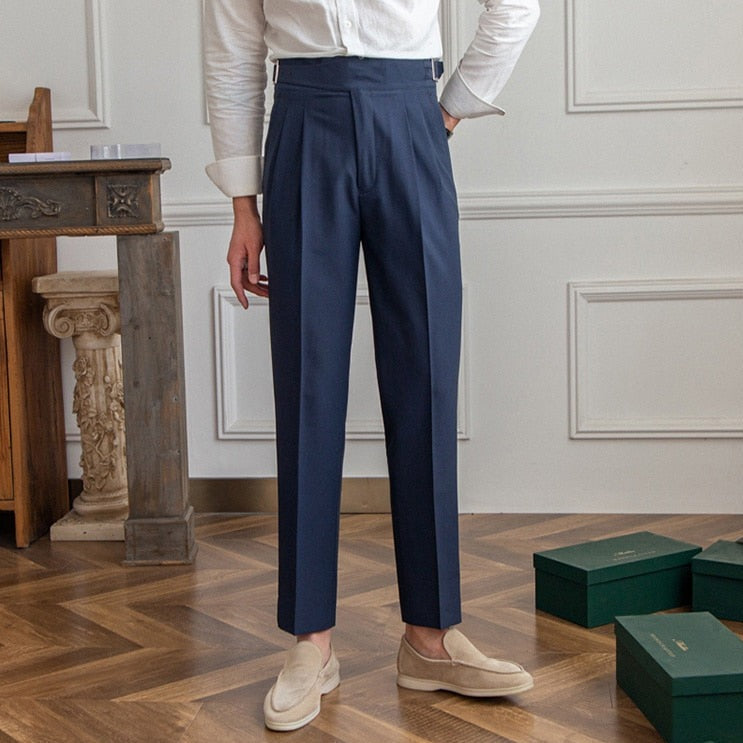 CORVANI | PANTALON FLUIDE TAILLE HAUTE ÉLÉGANT VICTORINE FEMME