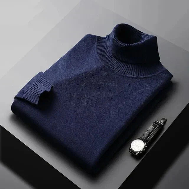 CORVANI | PULL EN MAILLE À COL ROULÉ FABIEN HOMME