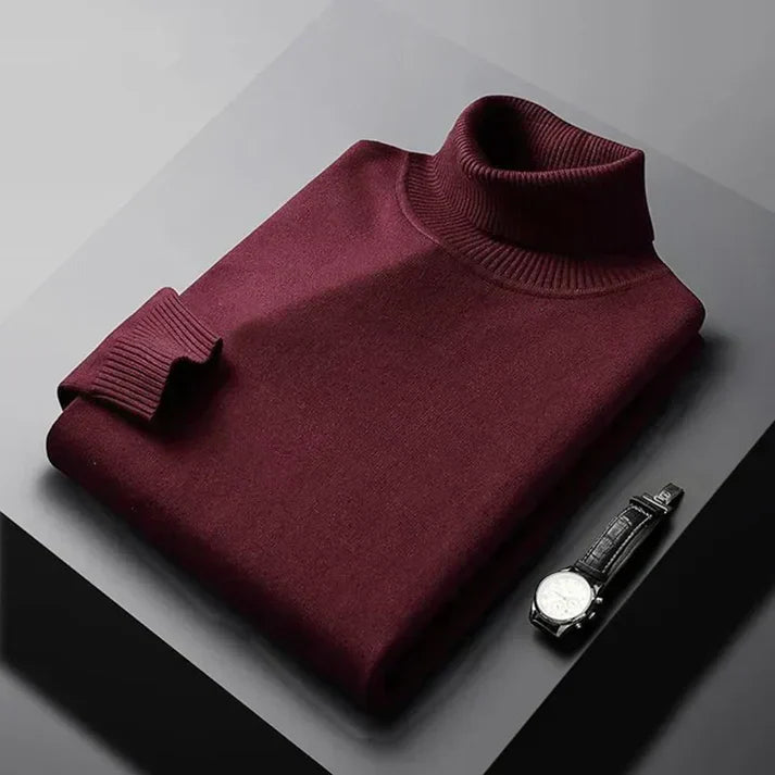 CORVANI | PULL EN MAILLE À COL ROULÉ FABIEN HOMME