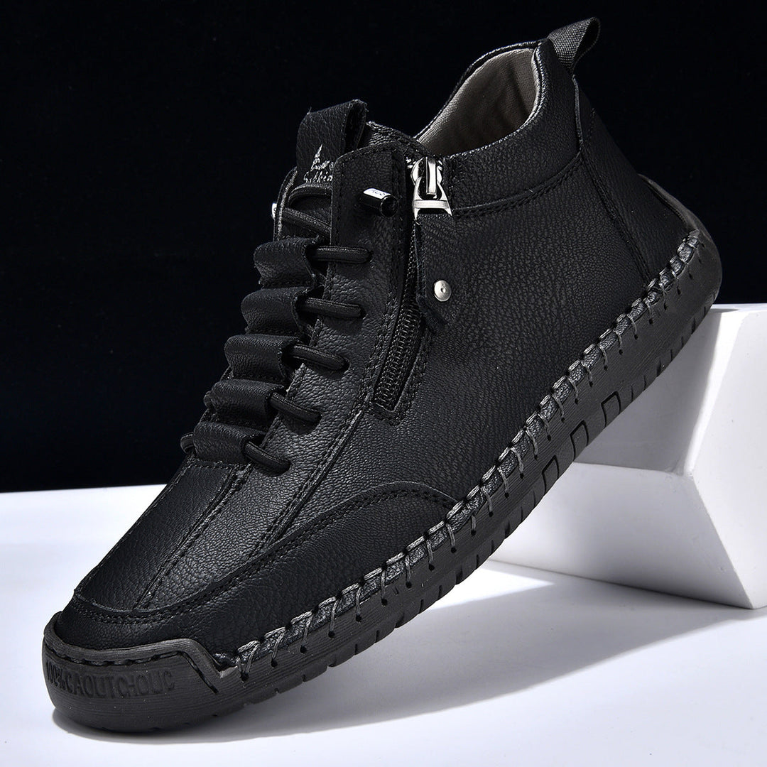 CORVANI | CHAUSSURES EN NUBUCK ZIPPÉES FERDINAND HOMME