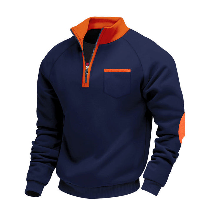 CORVANI | PULL EN POLAIRE À DEMI-ZIP ALBAN HOMME