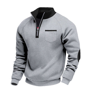 CORVANI | PULL EN POLAIRE À DEMI-ZIP ALBAN HOMME