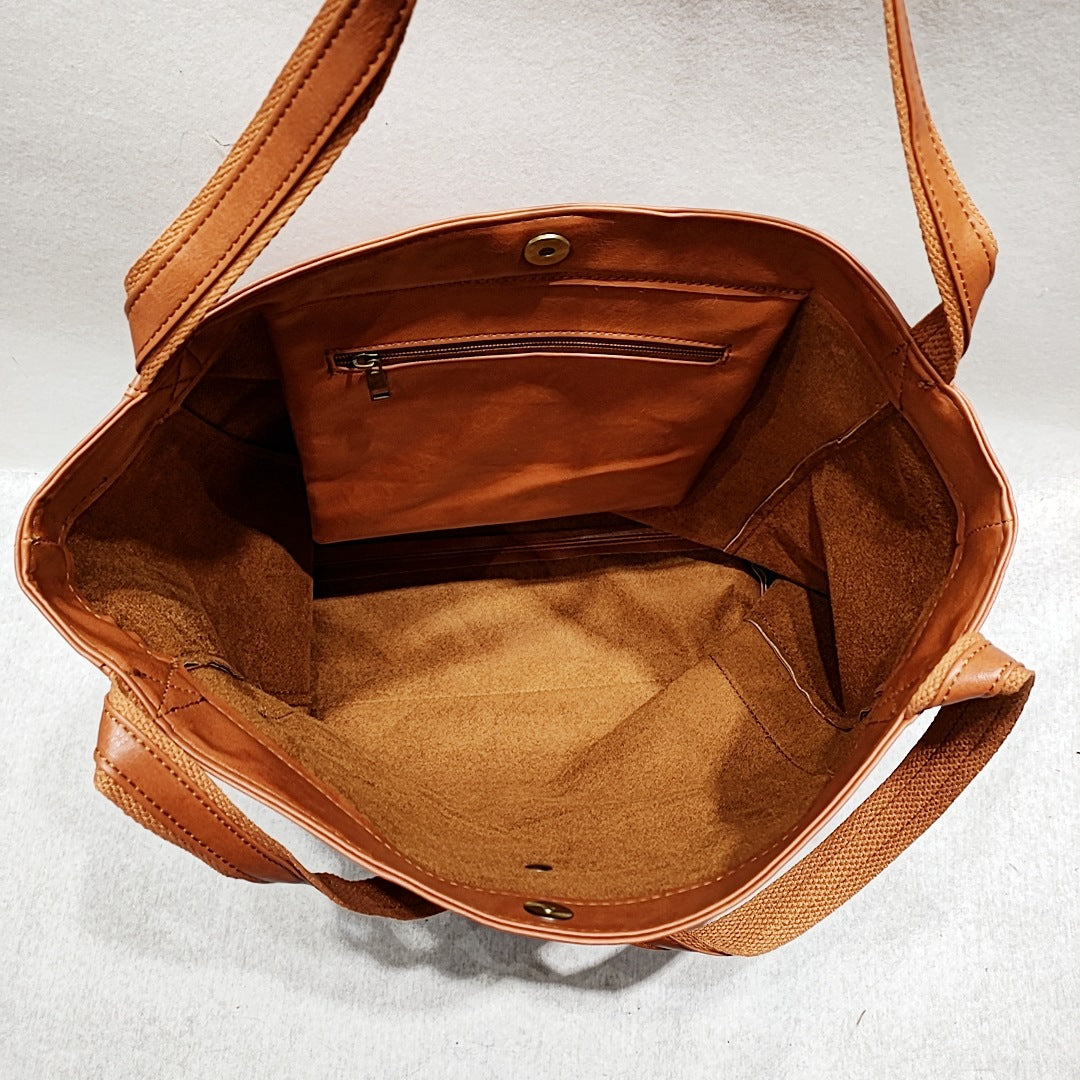 CORVANI | CABAS EN CUIR AUTHENTIQUE ALBANE FEMME