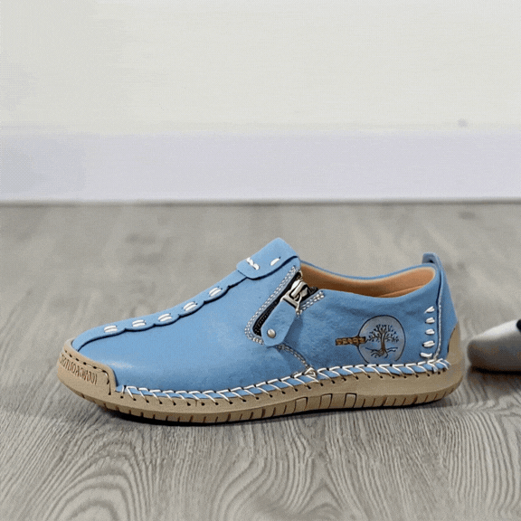 CORVANI | MOCASSINS ORTHOPÉDIQUES CONFORT ZIPPÉS ÉLISETTE FEMME