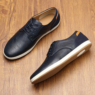 CORVANI | BASKETS EN CUIR TÉRENCE HOMME