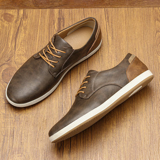 CORVANI | BASKETS EN CUIR TÉRENCE HOMME