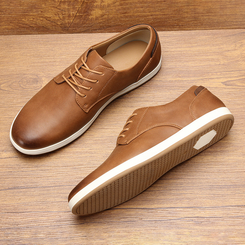 CORVANI | BASKETS EN CUIR TÉRENCE HOMME