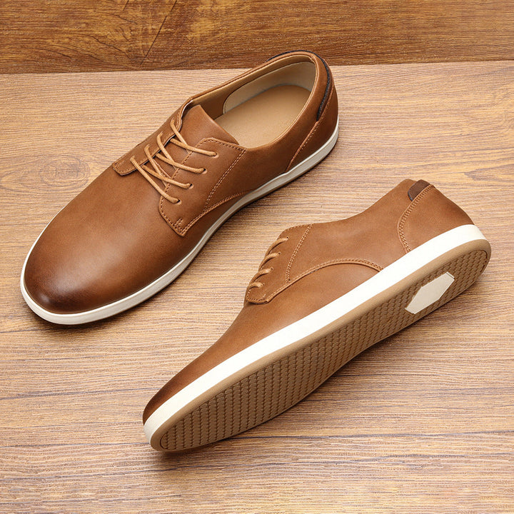 CORVANI | BASKETS EN CUIR TÉRENCE HOMME