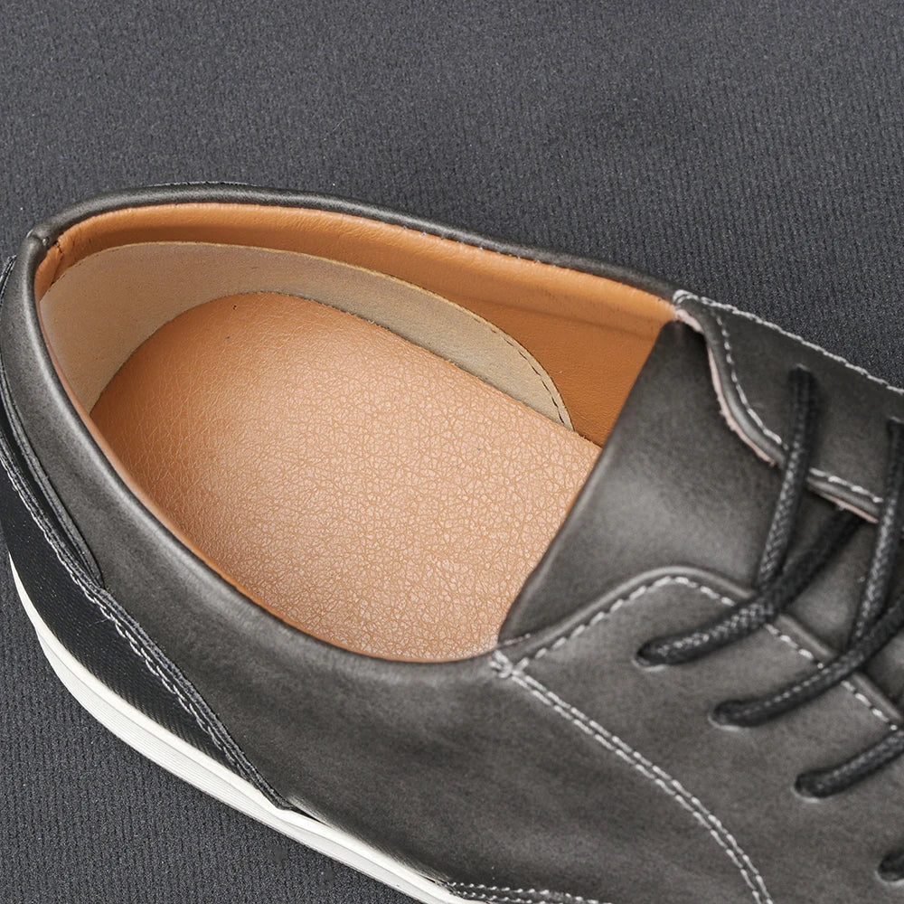 CORVANI | BASKETS EN CUIR TÉRENCE HOMME