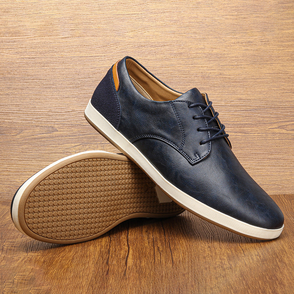 CORVANI | BASKETS EN CUIR TÉRENCE HOMME