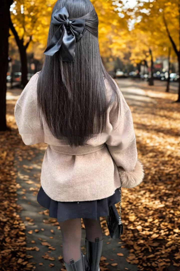 CORVANI | MANTEAU À MANCHES EN FOURRURE INÈS FEMME