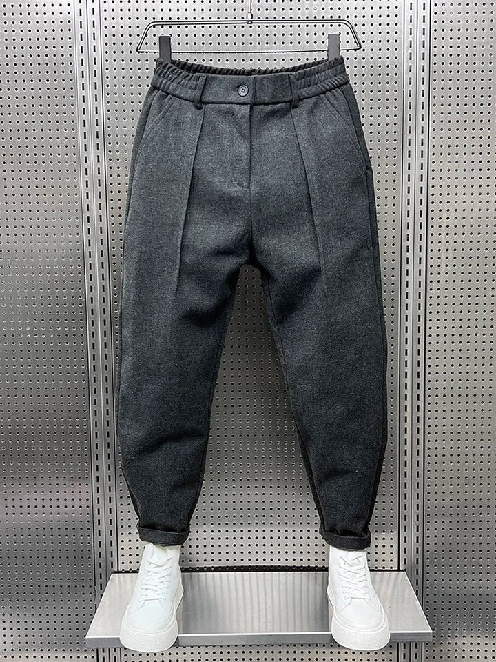 CORVANI | PANTALON TEXTURÉ FUSELÉ LÉONCE HOMME