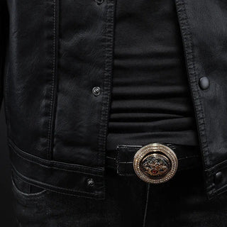 CORVANI | VESTE RIDER EN CUIR RAPHAËL HOMME