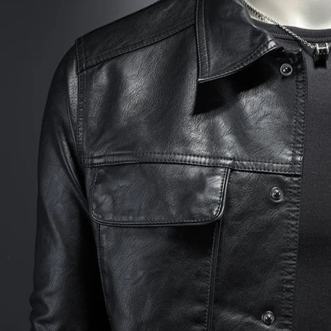 CORVANI | VESTE RIDER EN CUIR RAPHAËL HOMME