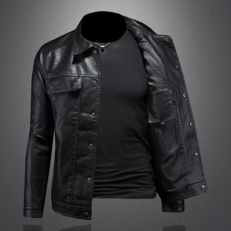 CORVANI | VESTE RIDER EN CUIR RAPHAËL HOMME