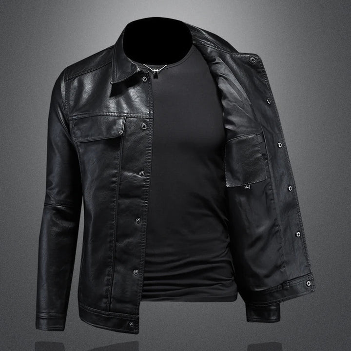 CORVANI | VESTE RIDER EN CUIR RAPHAËL HOMME