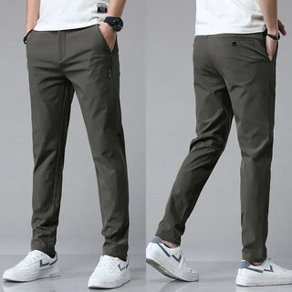CORVANI | PANTALON SLIM ULTRA LÉGER LOUP HOMME