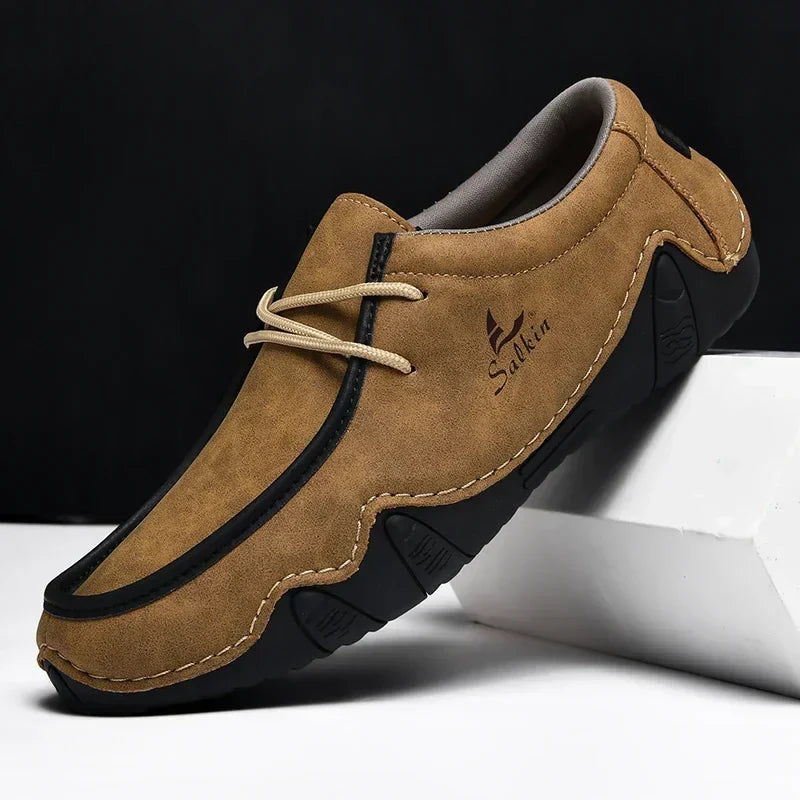 CORVANI | CHAUSSURES ORTHOPÉDIQUES EN CUIR À AJUSTEMENT PRÉCIS TANCRÈDE HOMME