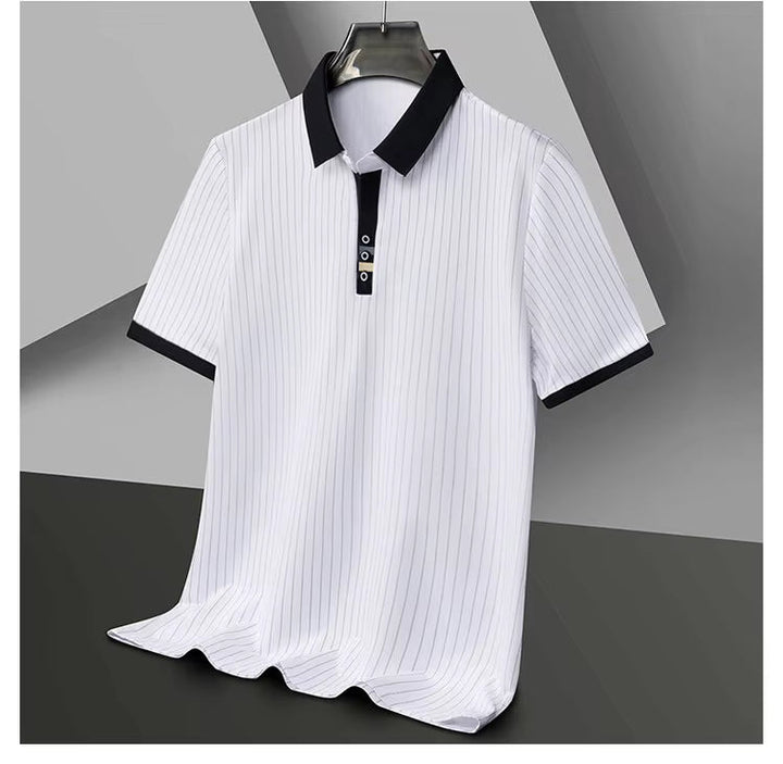 CORVANI | POLO À RAYURES NICOLAS HOMME