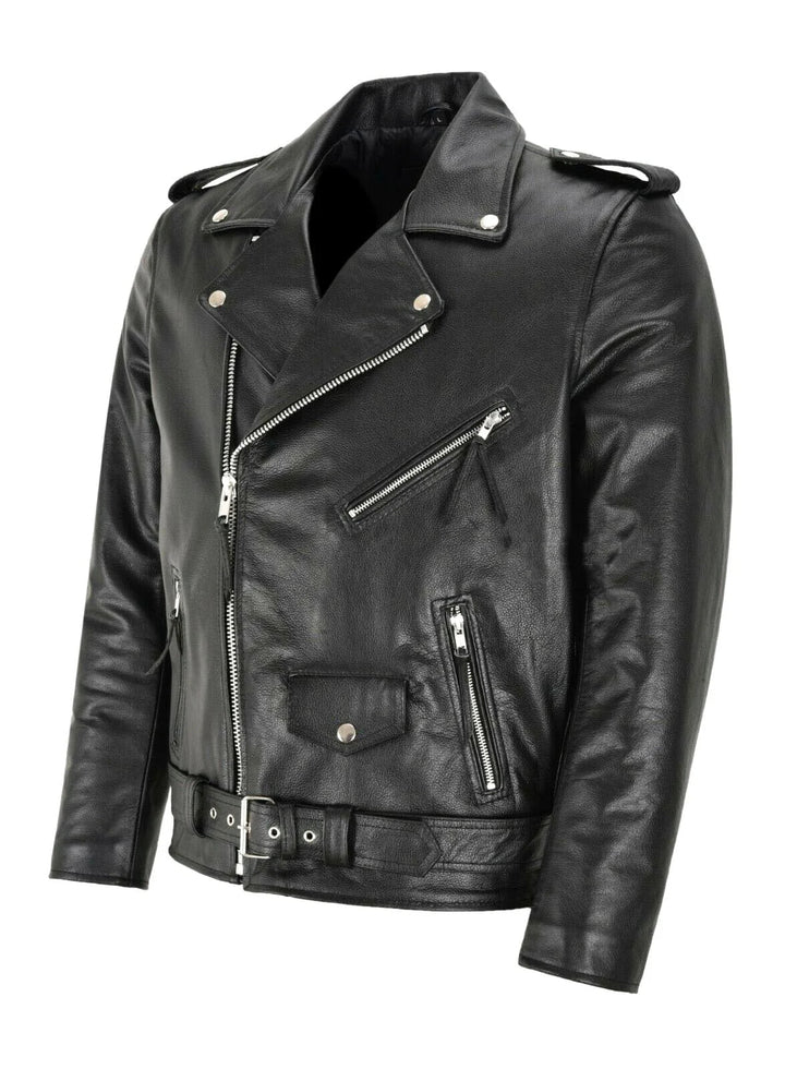 CORVANI | VESTE EN CUIR VALÉRIEN HOMME