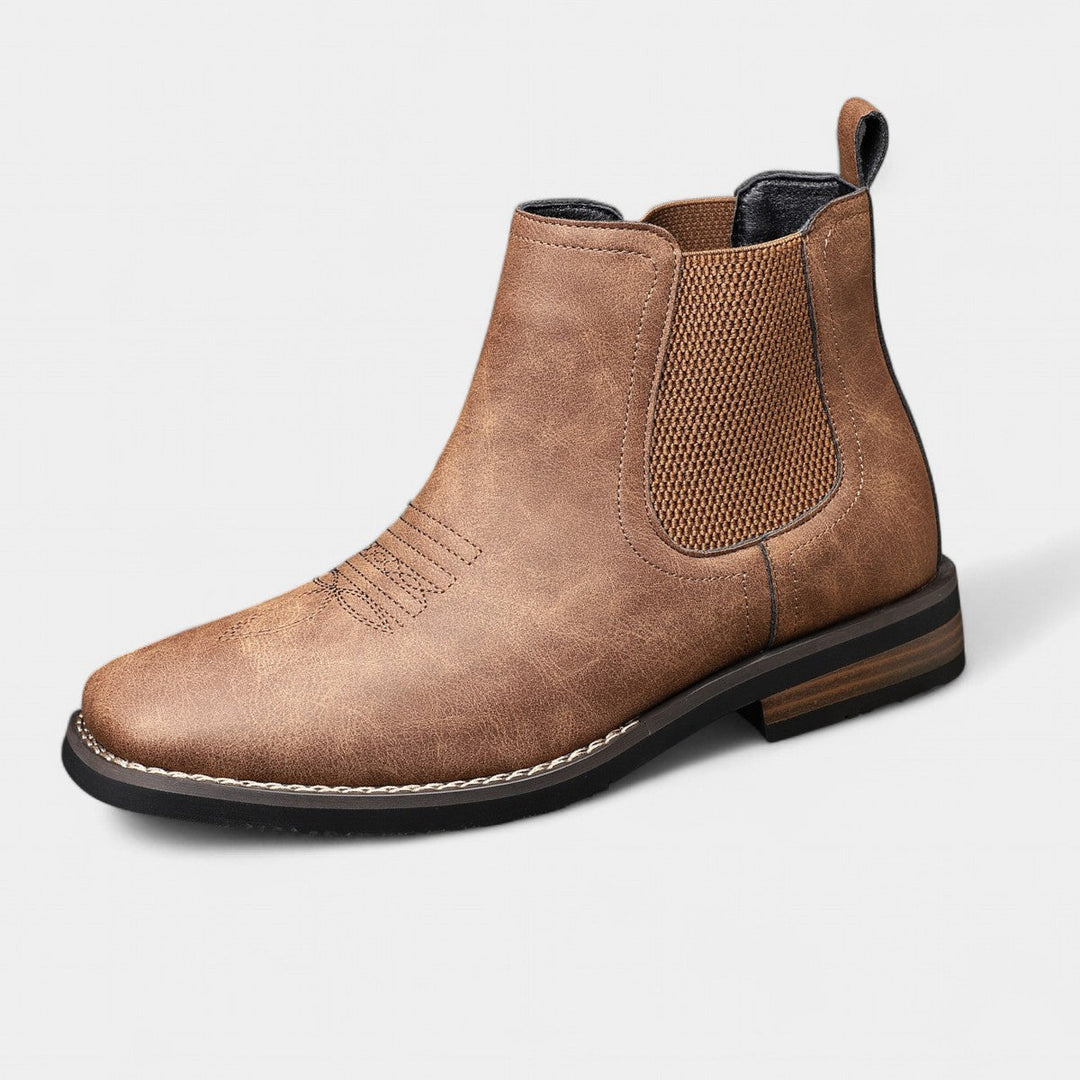 CORVANI | BOTTES CLASSIQUES EN CUIR RÉGNIER HOMME