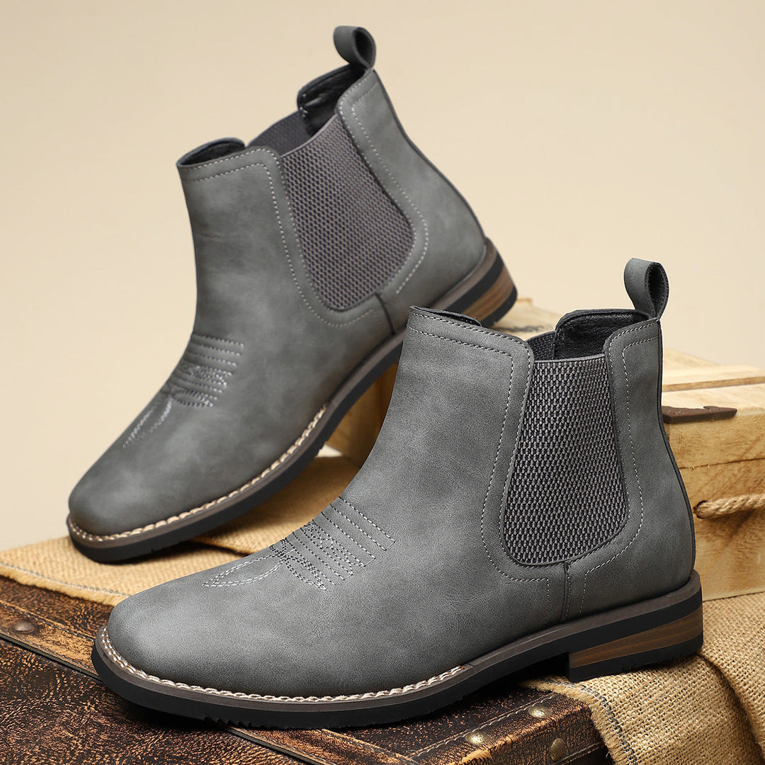 CORVANI | BOTTES CLASSIQUES EN CUIR RÉGNIER HOMME