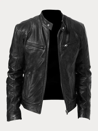 CORVANI | VESTE EN CUIR LÉANDRE HOMME