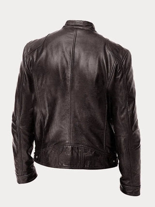 CORVANI | VESTE EN CUIR LÉANDRE HOMME