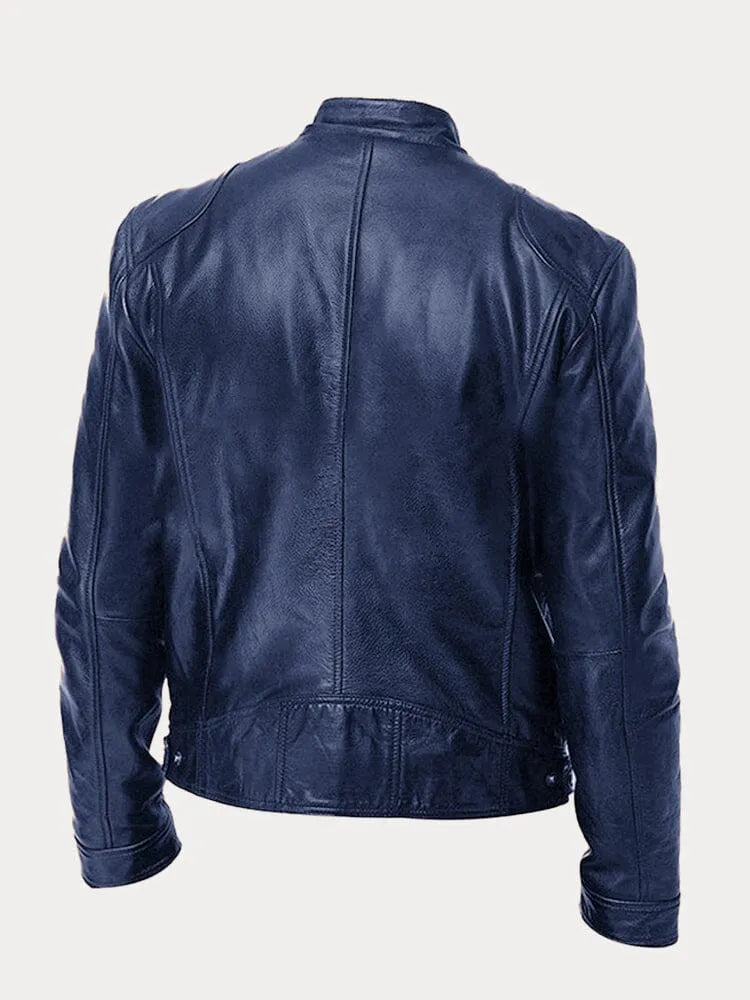 CORVANI | VESTE EN CUIR LÉANDRE HOMME