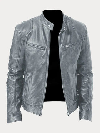 CORVANI | VESTE EN CUIR LÉANDRE HOMME